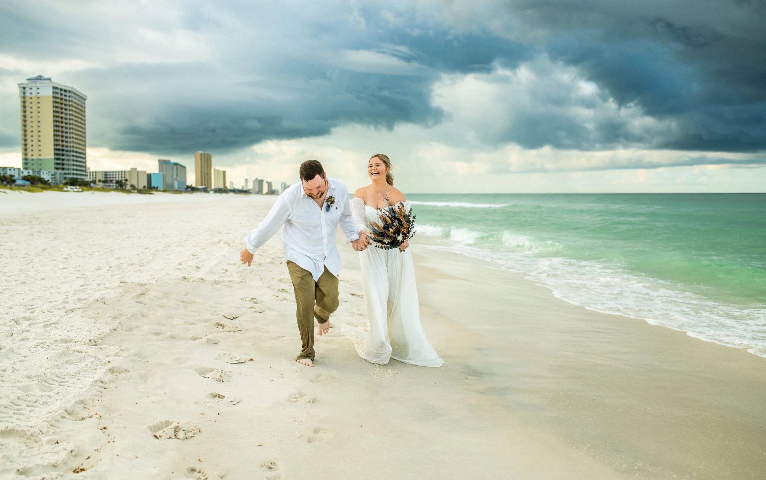 Sunrise Beach Wedding — Sarah Flowers Photography | Panama City Beach ...