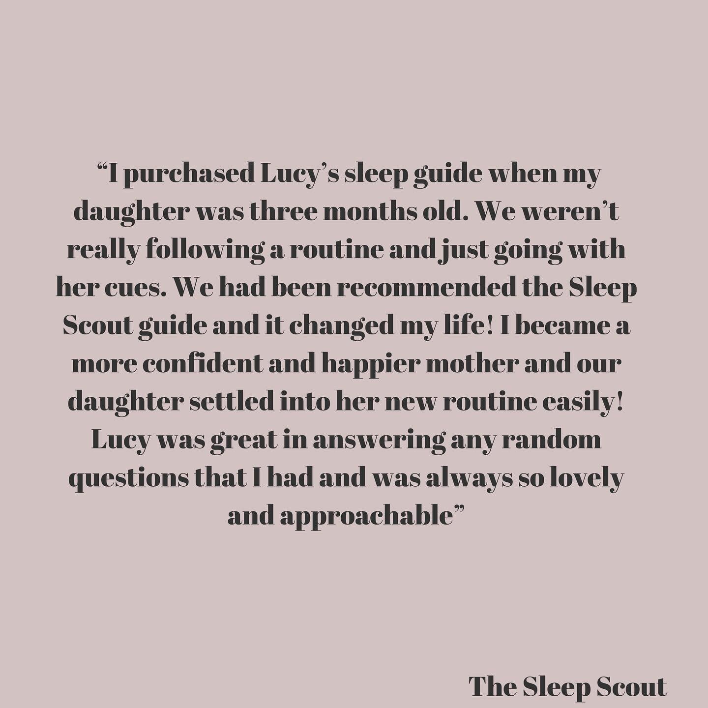 Feedback from a mum who purchased the routine guide 🤗
By following an age appropriate routine and most importantly awake time you are ensuring your baby is being put down to bed not over or under-tired ensuring they have the best chance at getting a