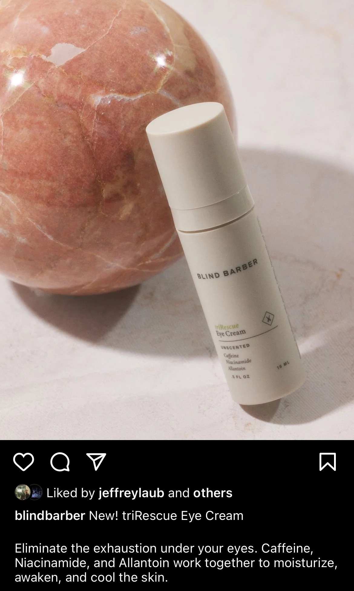 Social Post: Blind Barber Skincare Launch