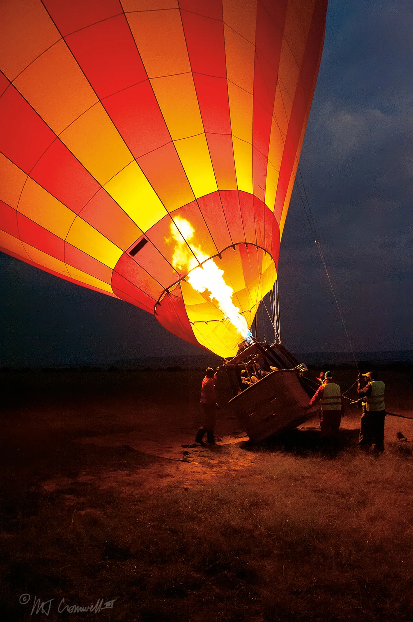 Predawn Ballooning over Maasai Mara
