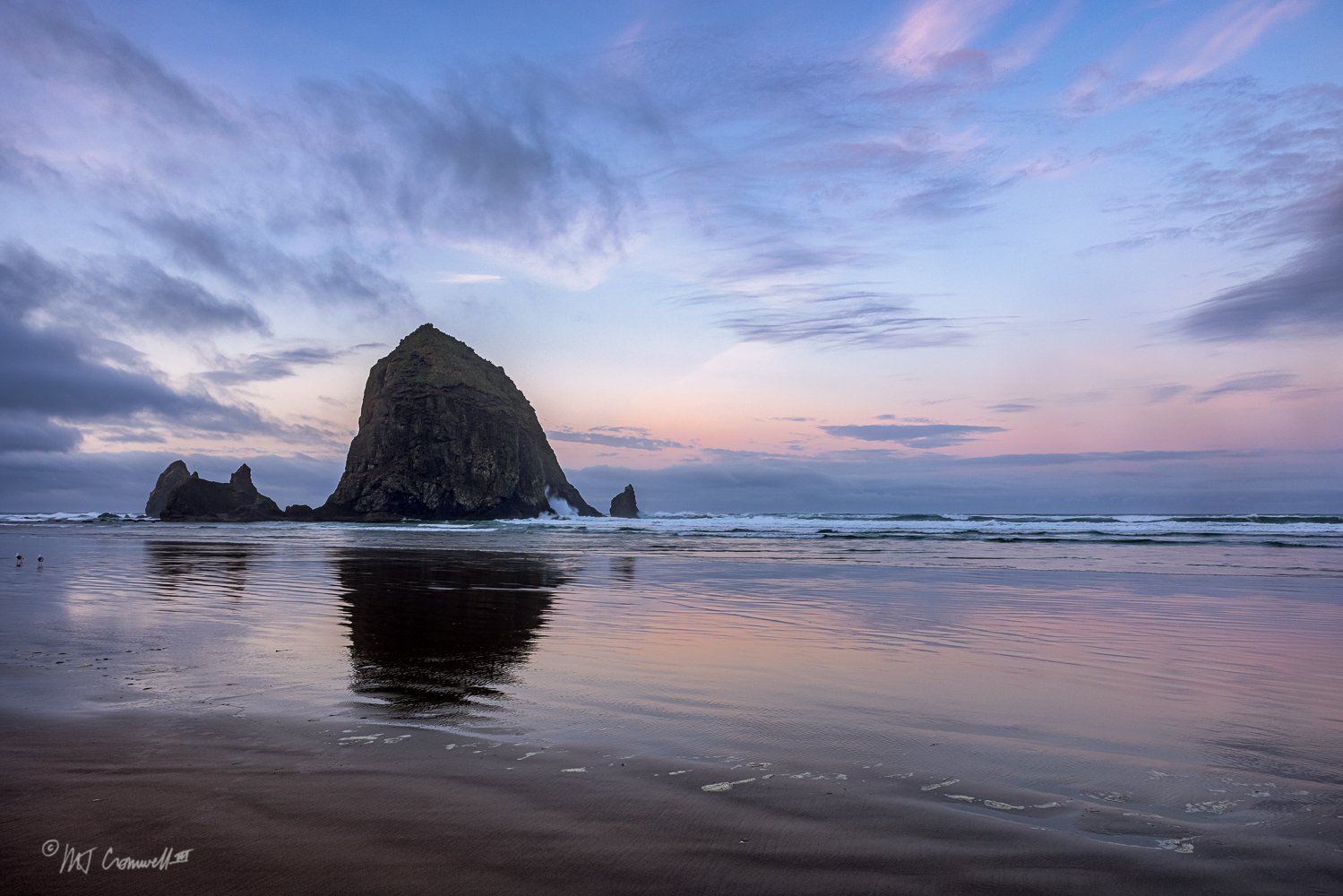 Haystack Rock at Sunrise