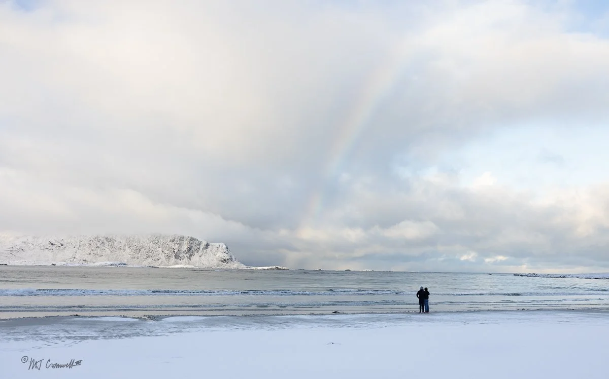 Rainbow at Ramberg Beach