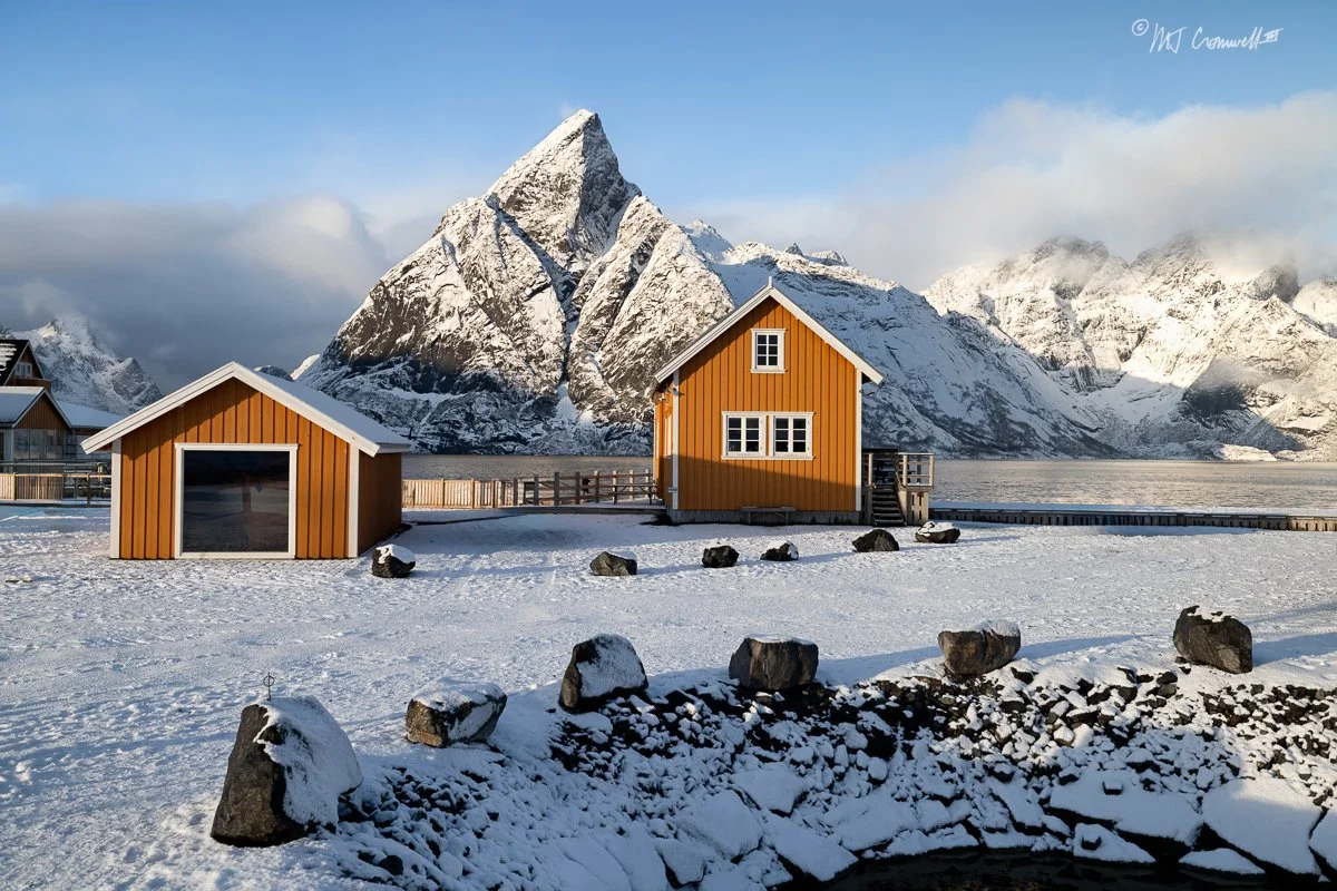 Yellow Buildings at Sakrisoy