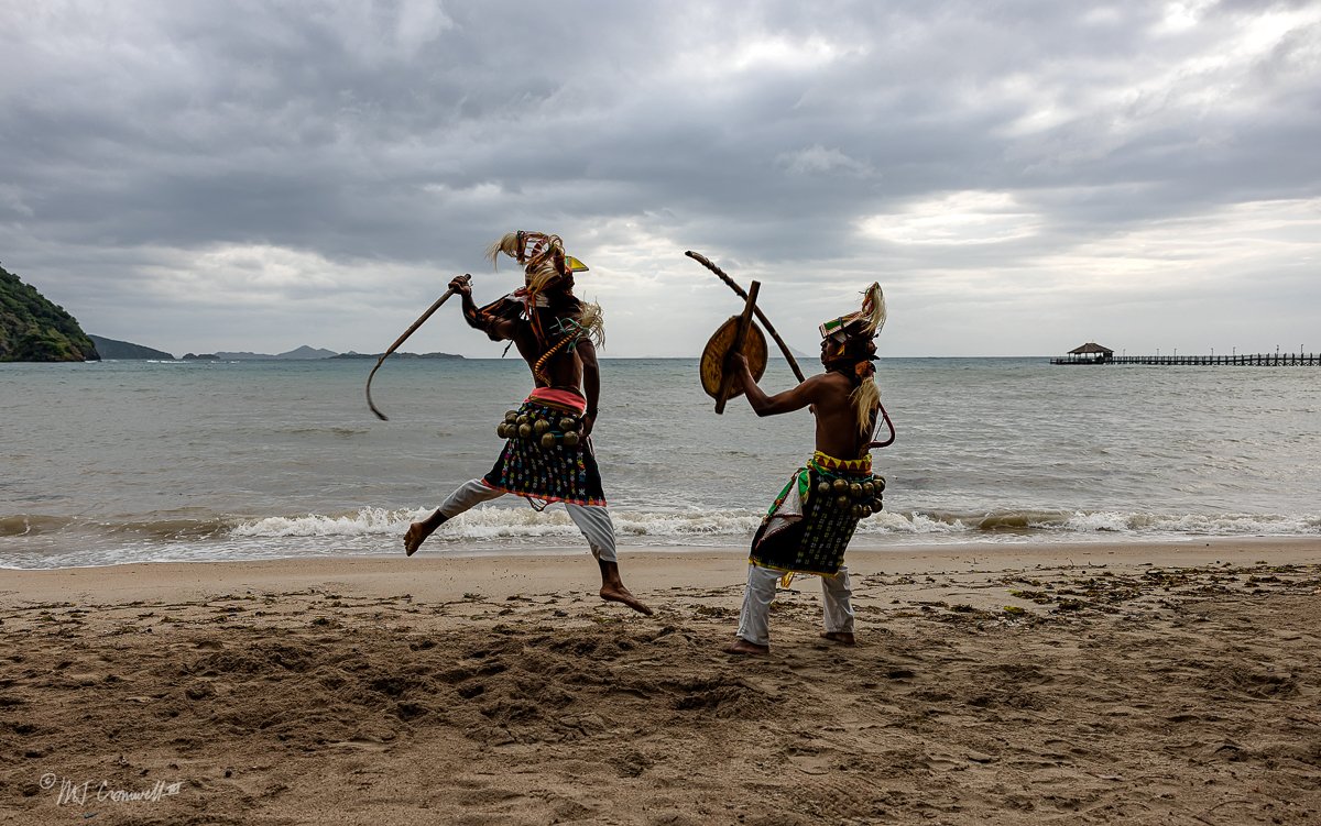 Whip Dance on Flores Island Beach