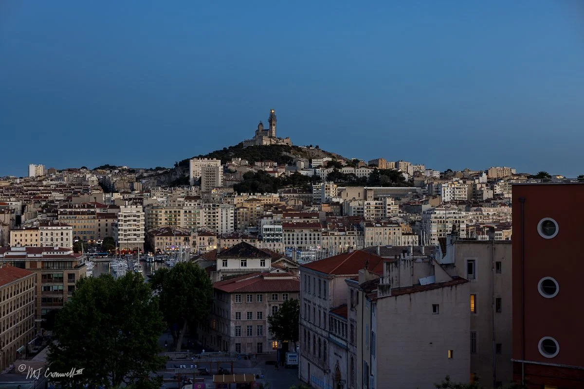 The Basilica Notre-Dame de la Garde Sitting Atop Marseille 