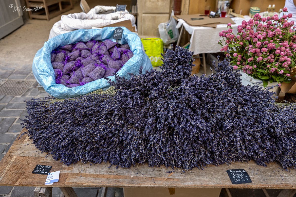 Fresh Lavender in the L'Isle-sur-la-Sorgue Market
