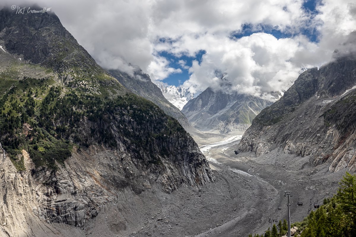 Mer de Glace Glacier near Chamonix