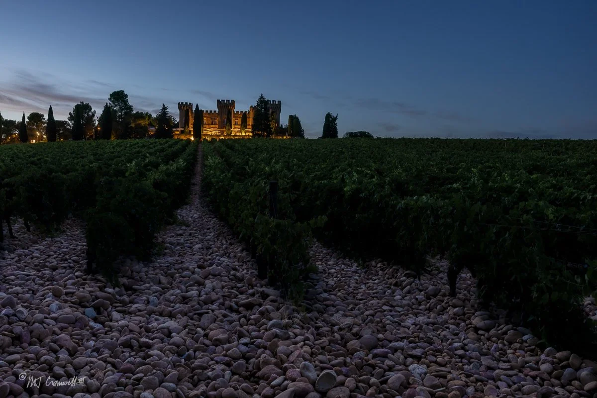 Chateau-des-Fines-Roches at Blue Hour