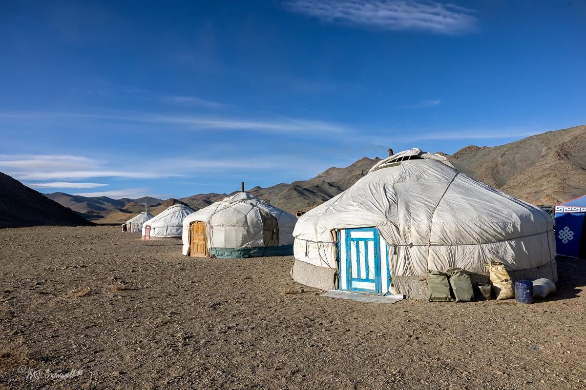 Private Gers at Golden Eagle Festival Near Olgii