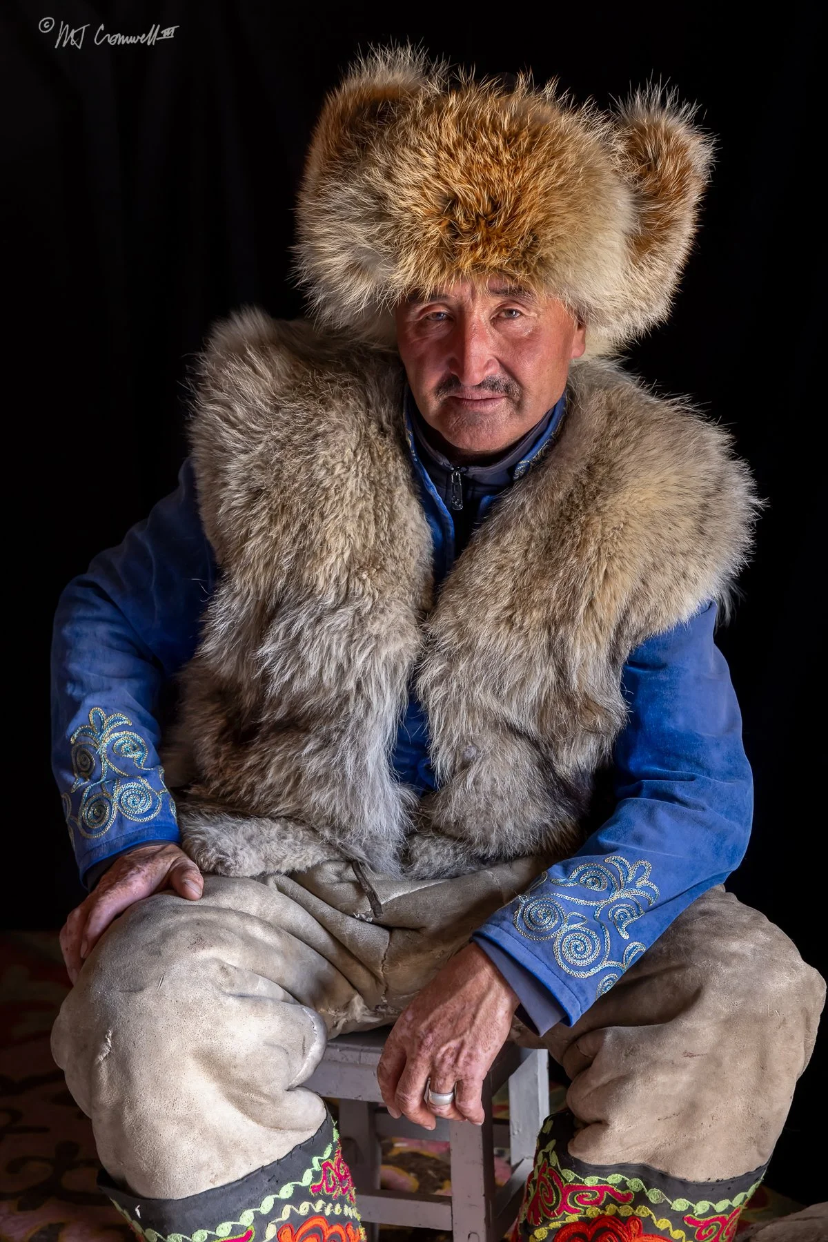 Portrait of Senior Eagle Hunter