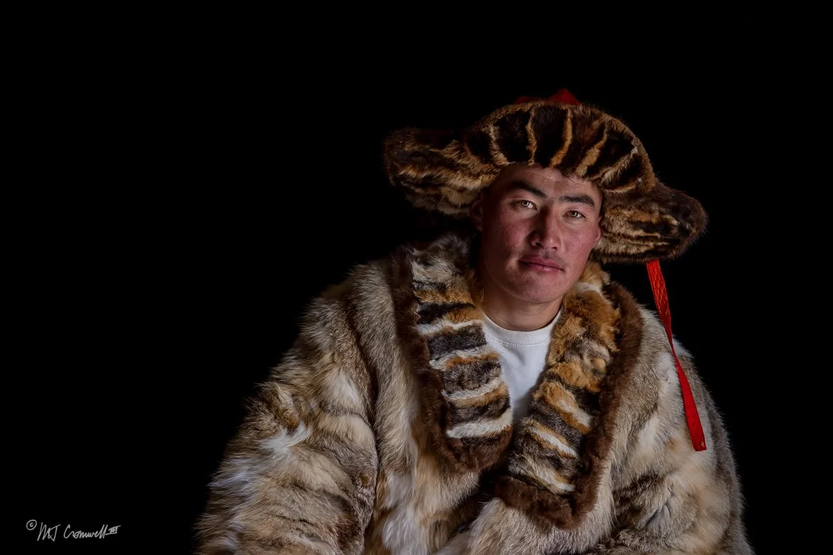 Portrait of Young Eagle Hunter