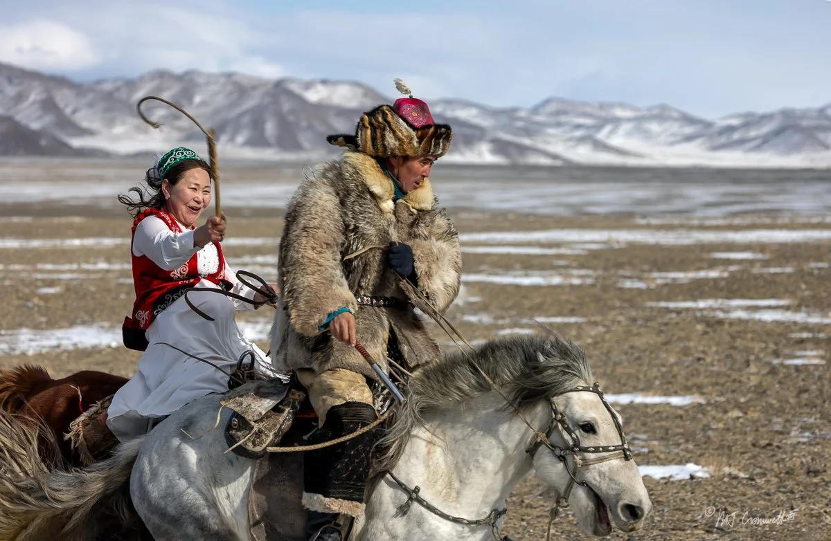 Kyz Kuar Event in Which Women Chase Men with Whips