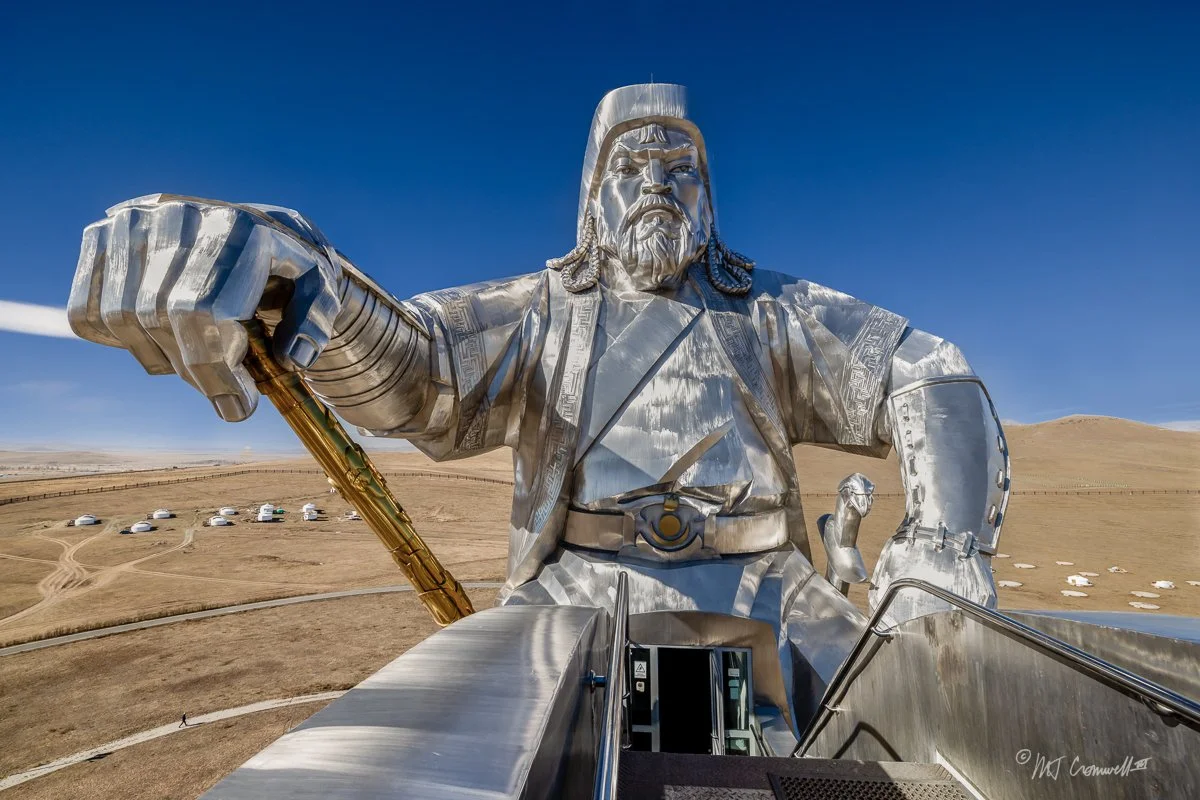 40 Meter Tall Chinggis Khaan Equestrian Statue Outside Ulaanbaatar