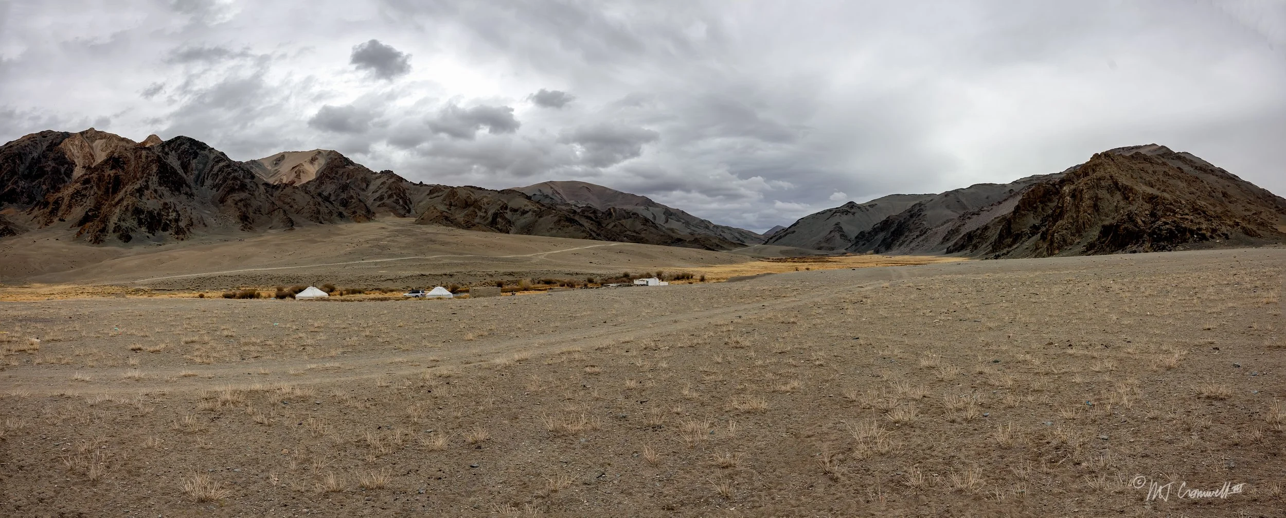 Homestead of our First Eagle Hunter Host Near Olgii