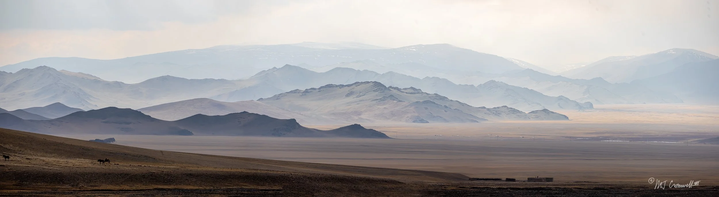 Beautiful Landscape on Drive from Khovd to Olgii