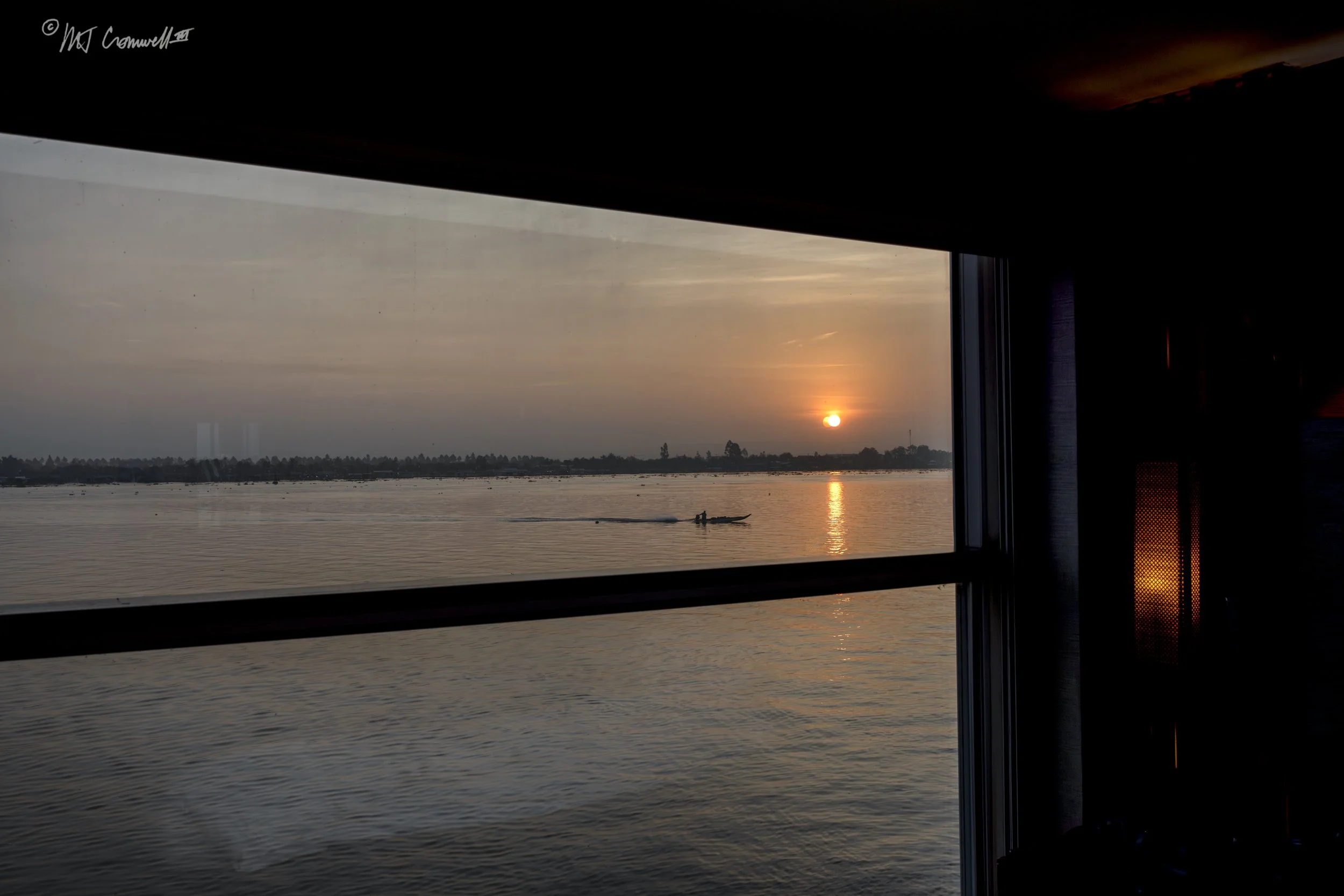 Sunrise View From our Cabin On Board the Scenic Spirit