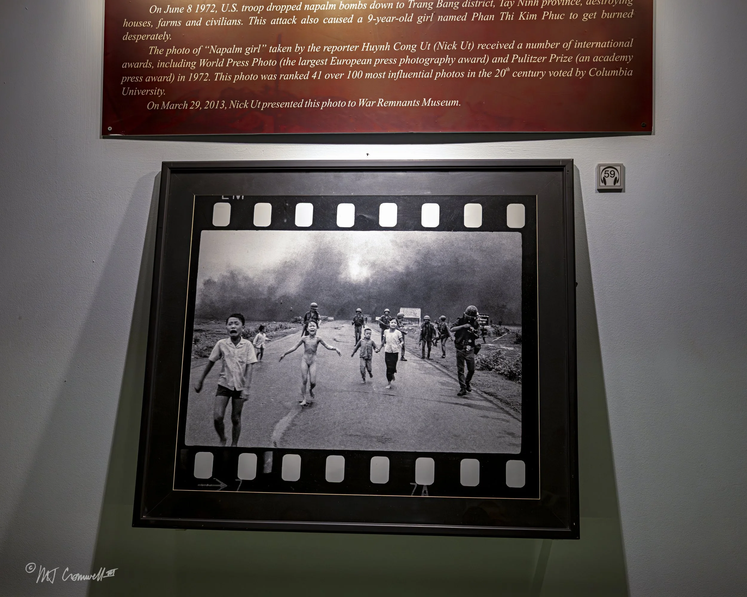 Iconic Photo in the War Museum in Ho Chi Minh City