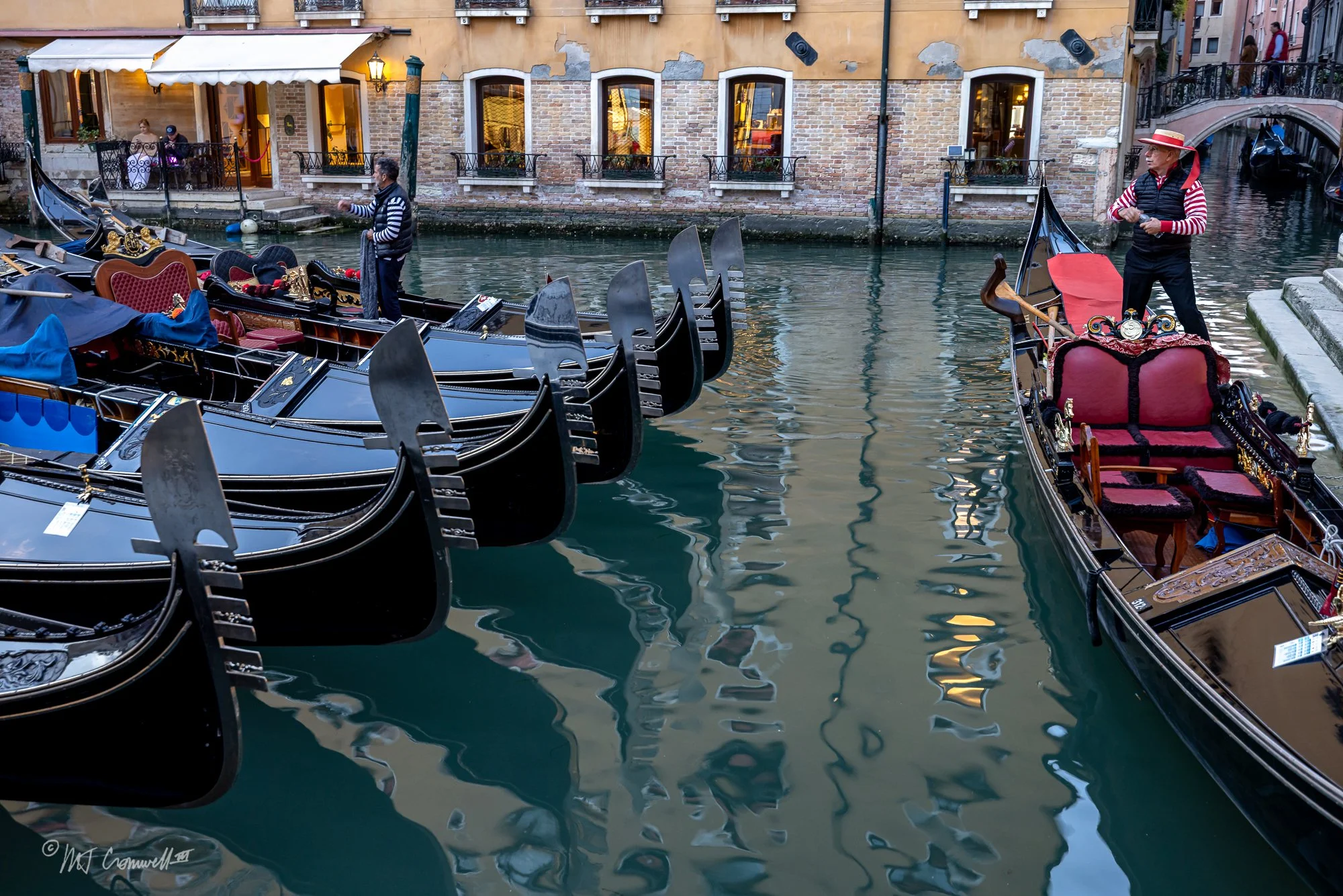 Central Gathering of Venice Gondolas