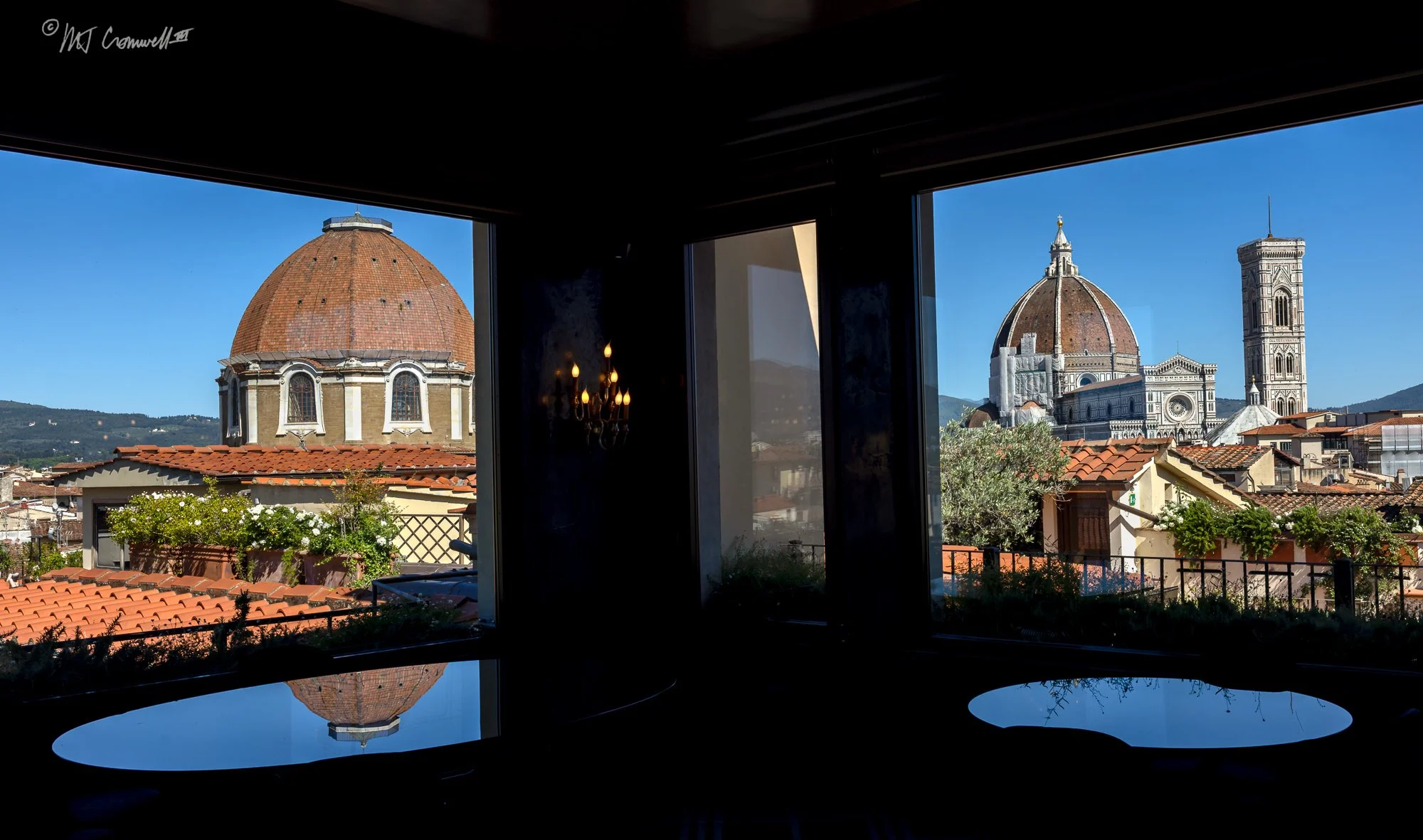 View From Our Hotel Restaurant in Florence
