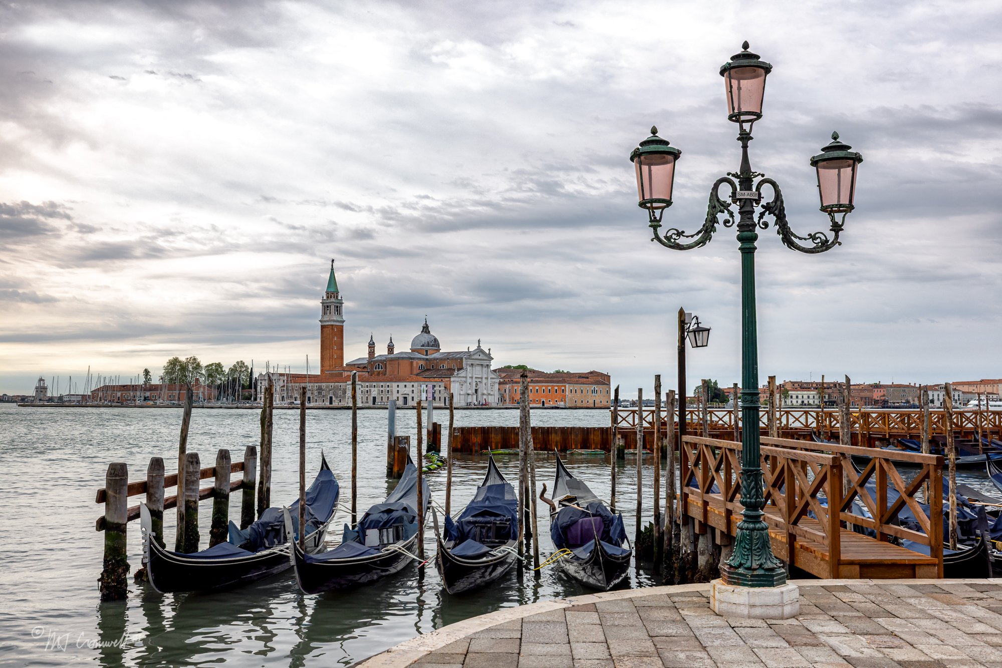 Looking Across Grand Canal in Venice at Island of San Giorgio Maggiore