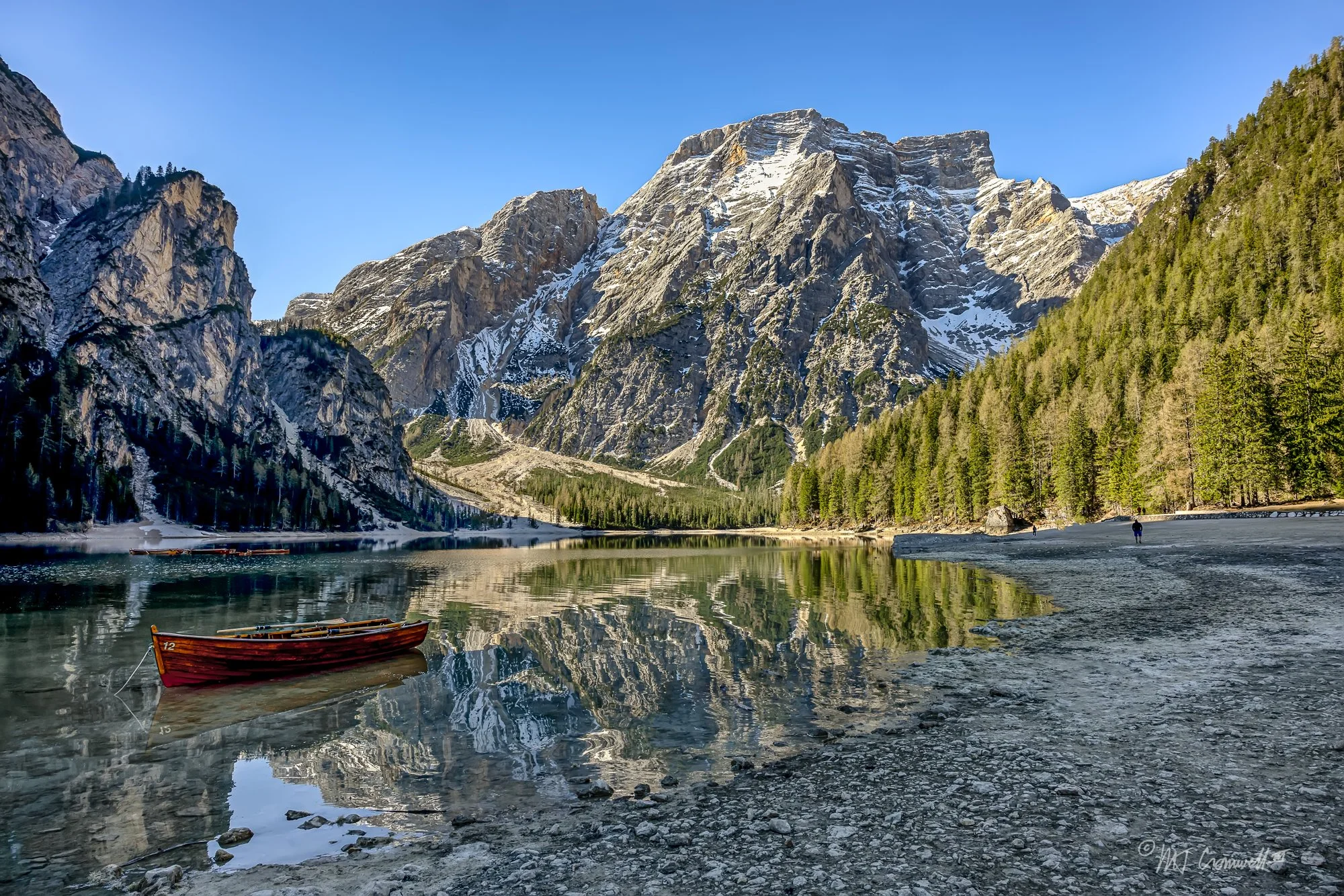 Lago di Brae in Dolomites