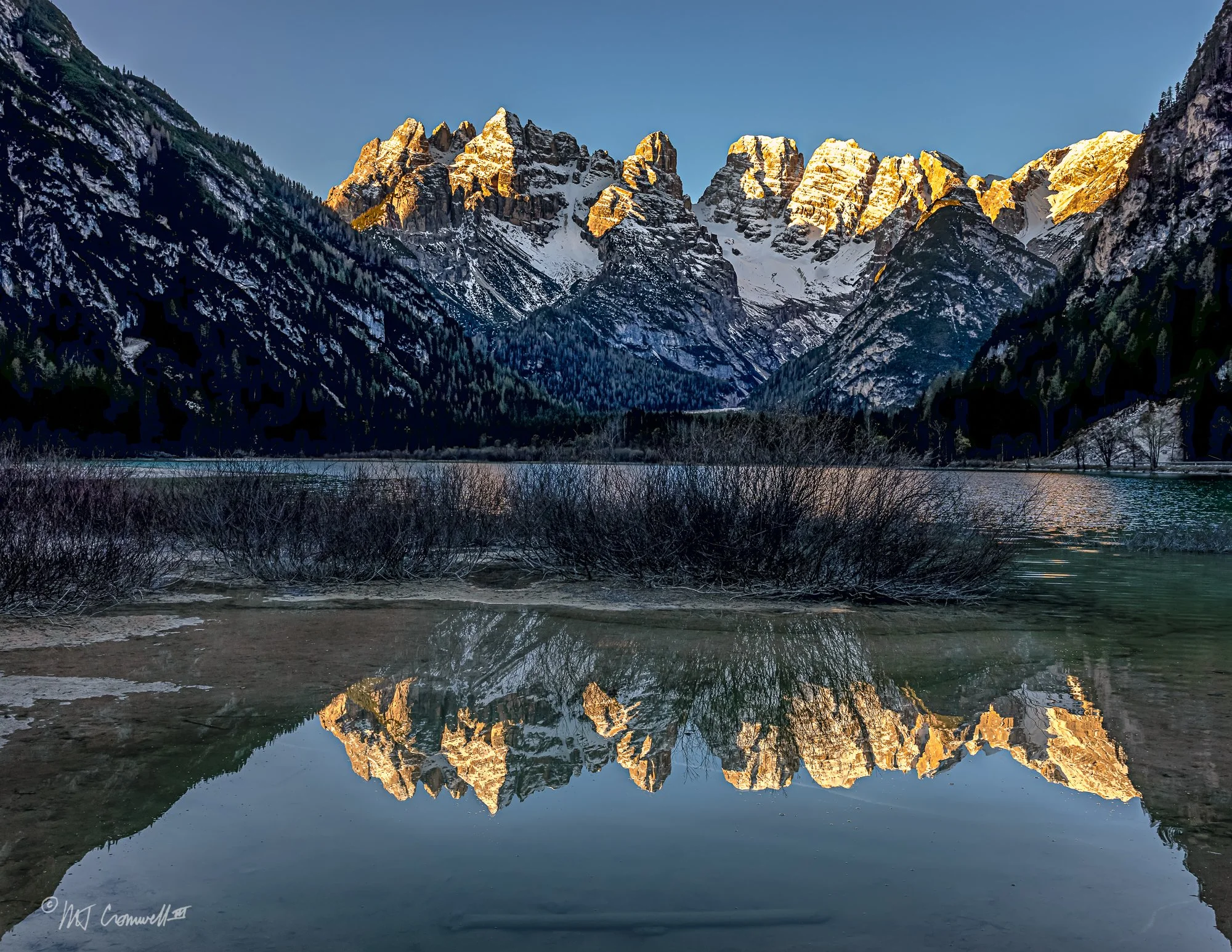 Reflection of Mount Cristallo