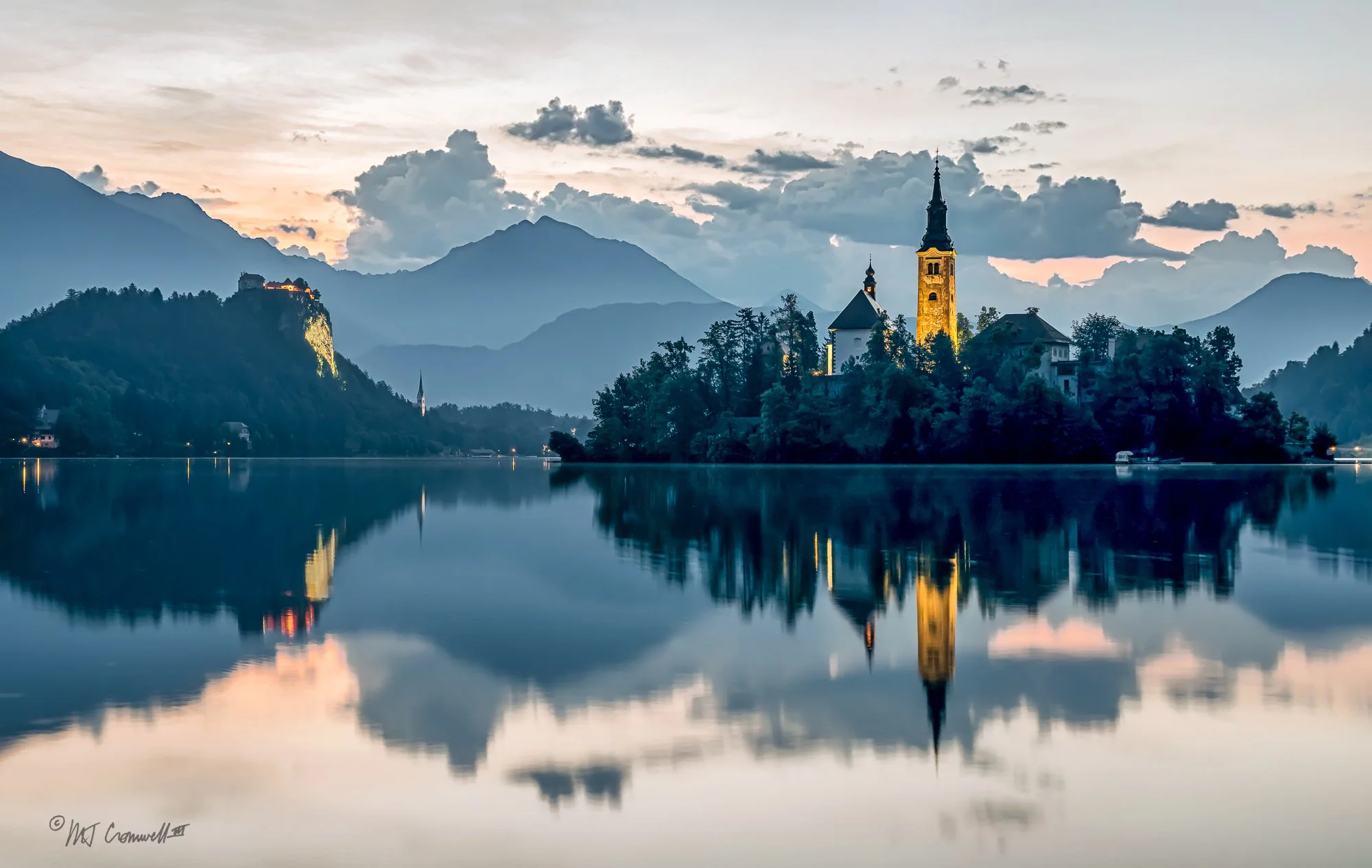 Lake Bled in Slovenia at Sunrise