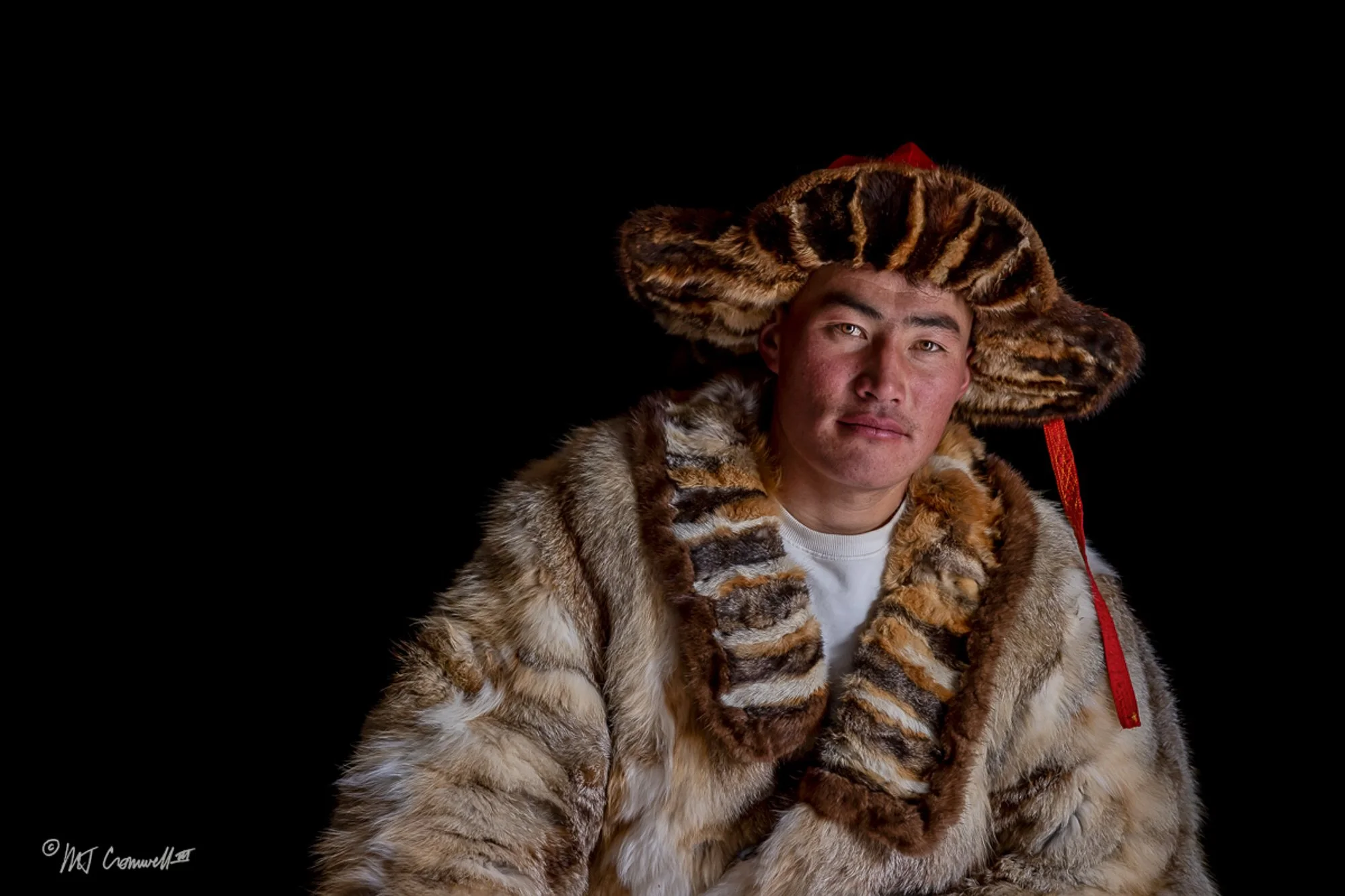 Portrait of Young Eagle Hunter