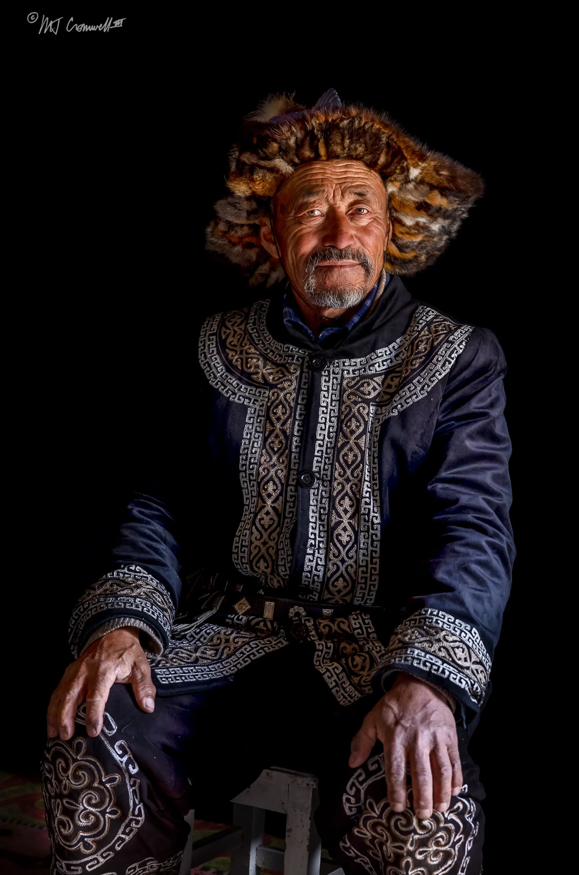 Portrait of Senior Eagle Hunter