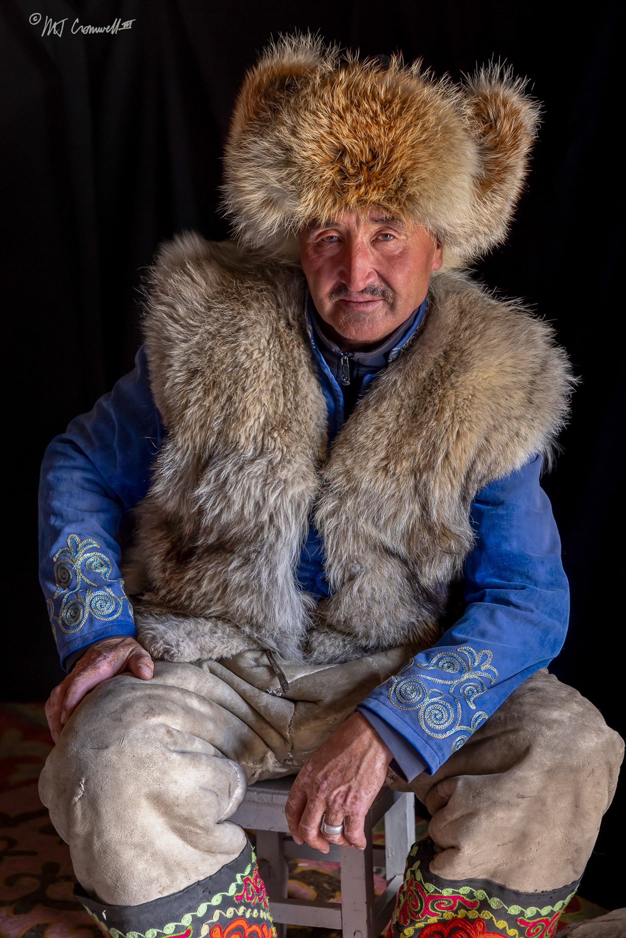 Portrait of Senior Eagle Hunter