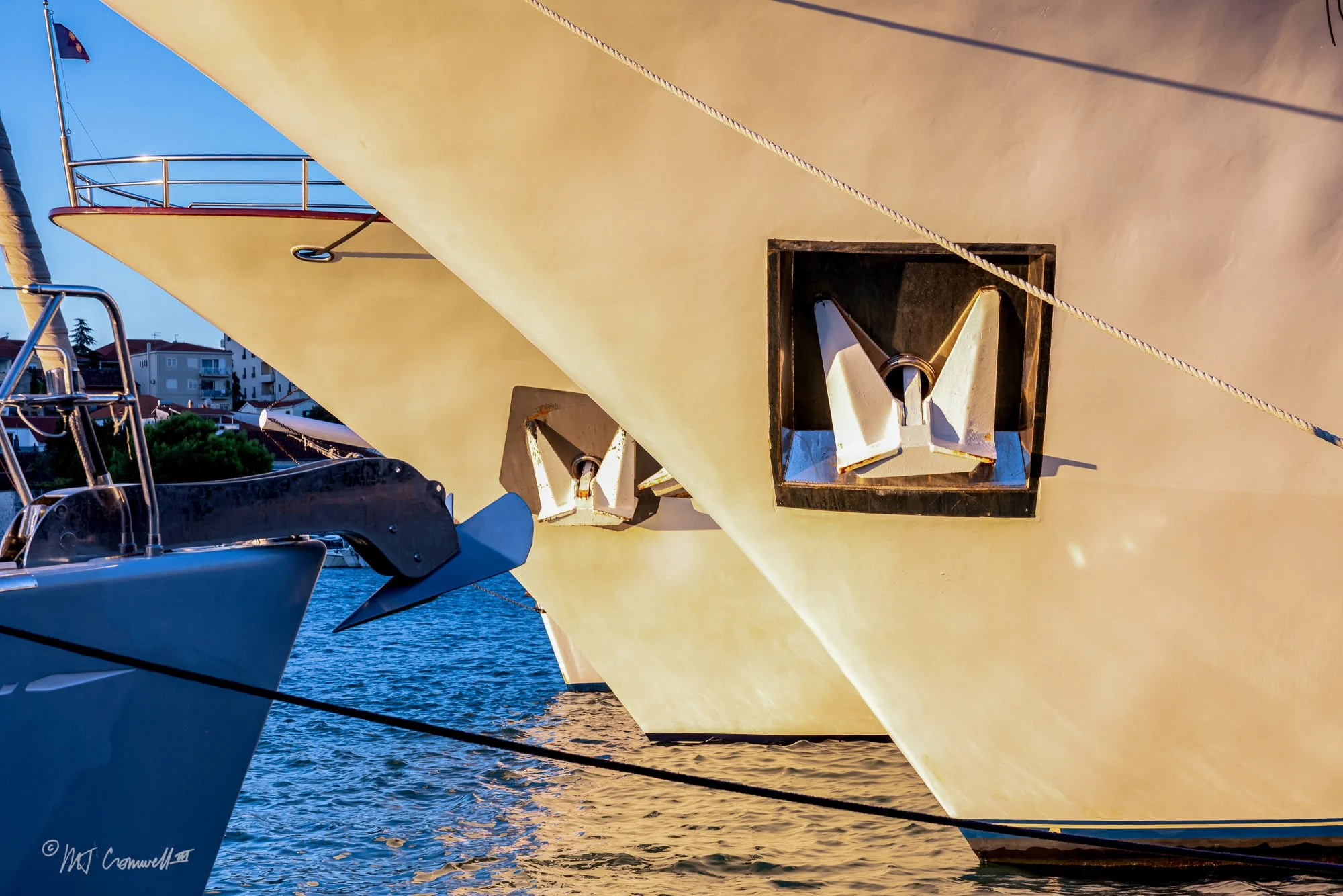 Anchors in Trogir Harbor