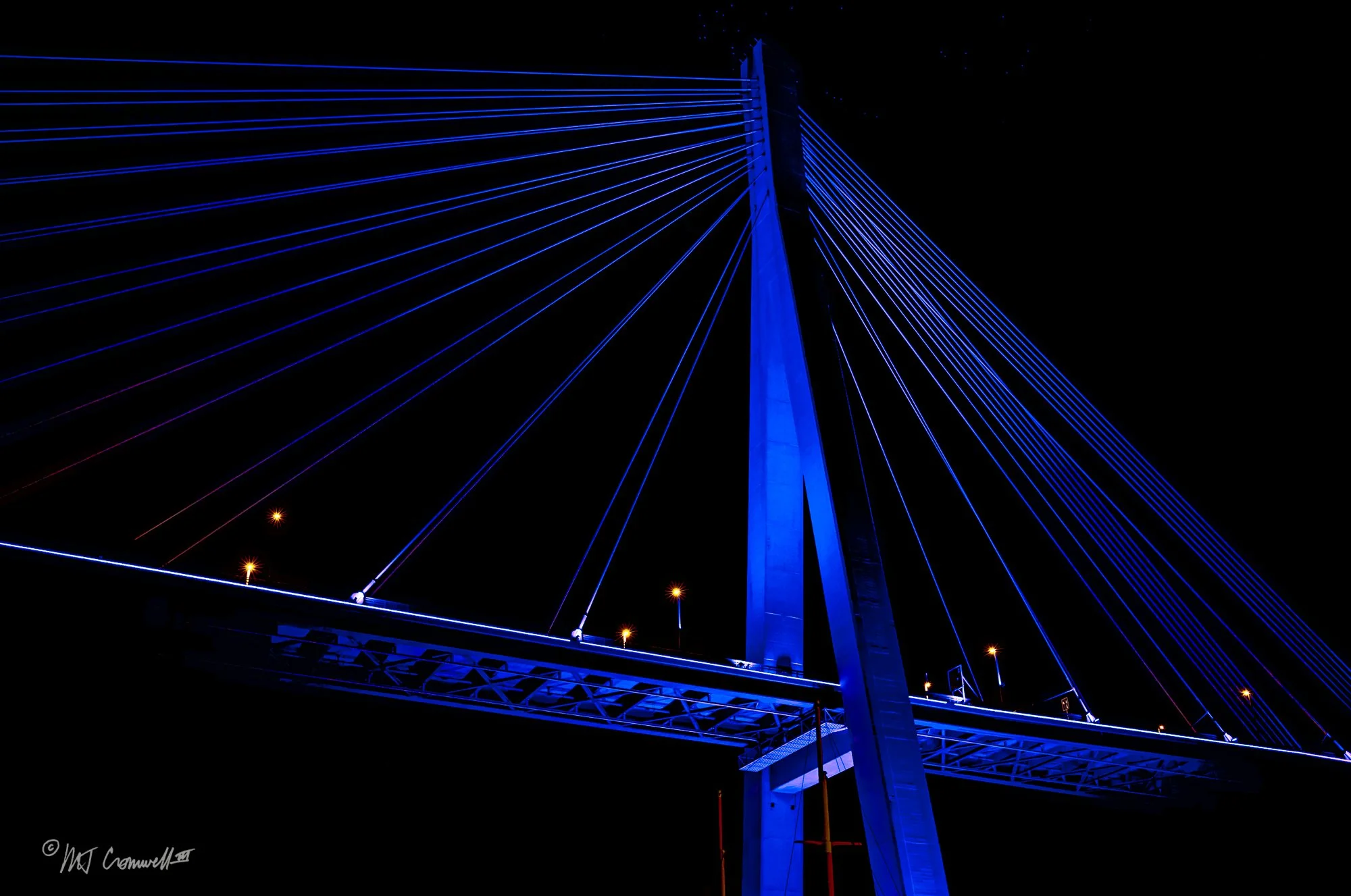 Dr. Franjo Tudman Bridge north of Gruz Harbor near Dubrovnik