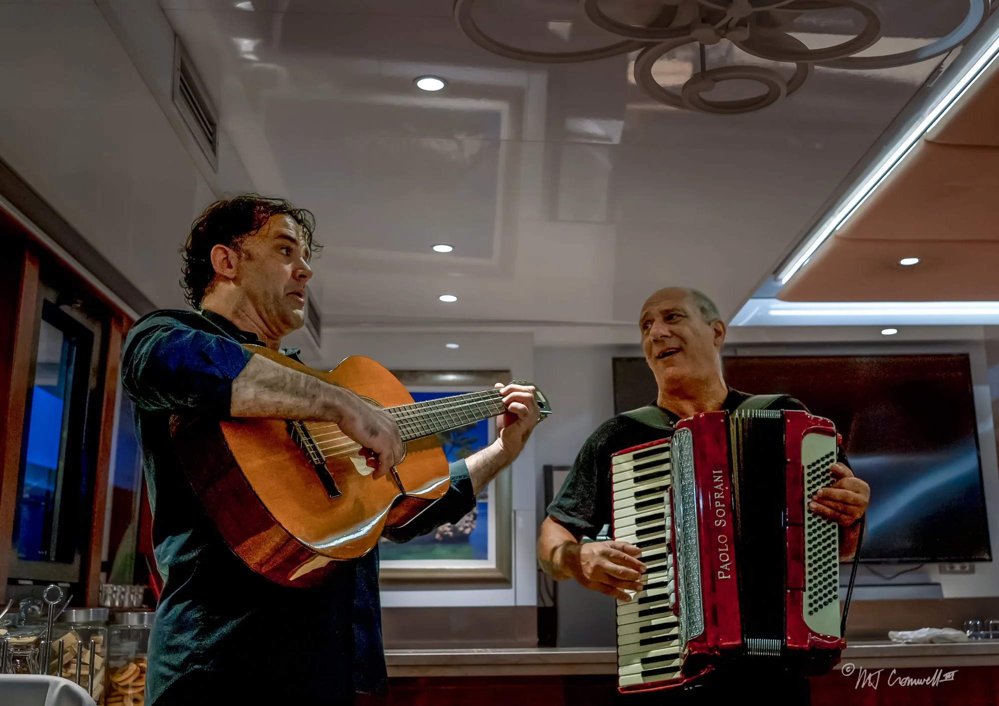 Dubrovnik Musicians Providing Entertainment on Board Queen Eleganza