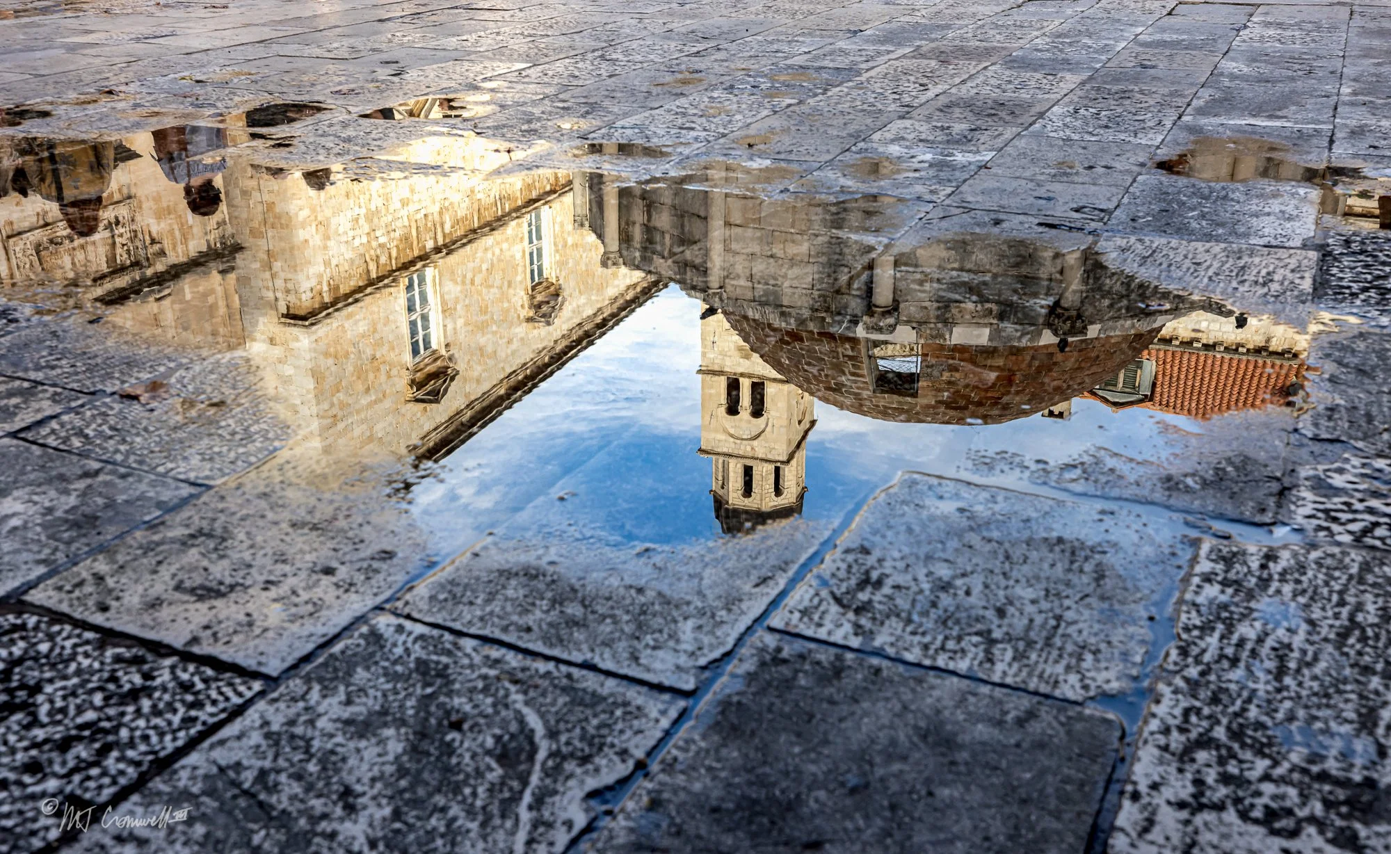 Reflection in Dubrovnik After the Rain