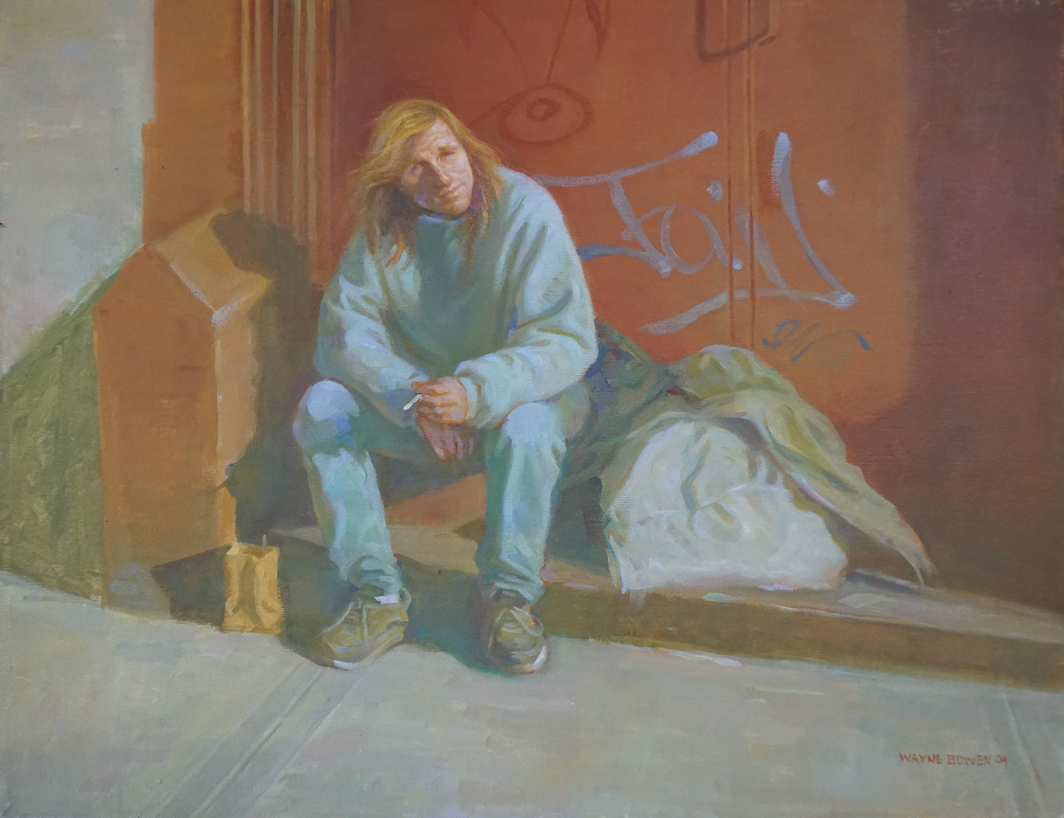 Man on Stoop