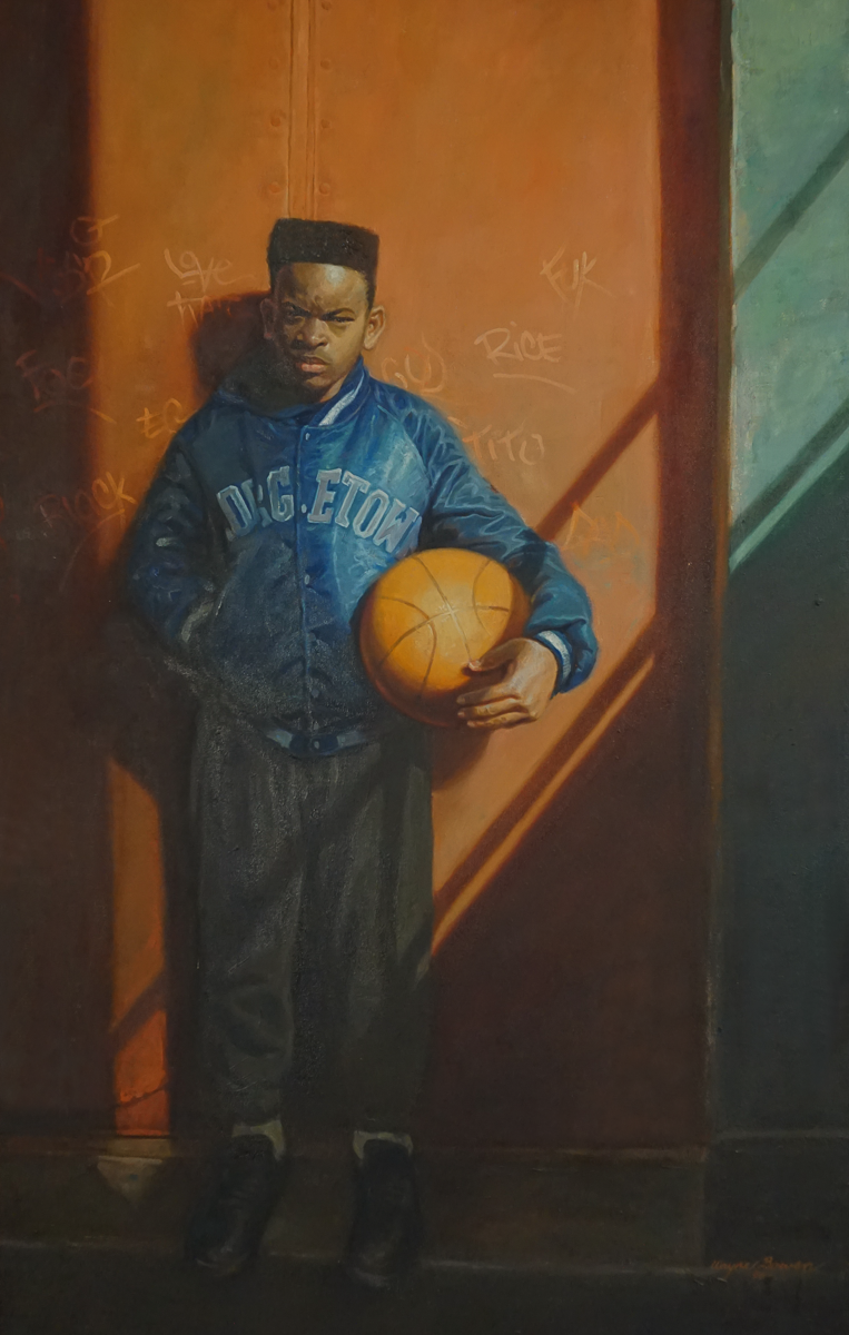 Wayne Bowen, Boy With Basketball