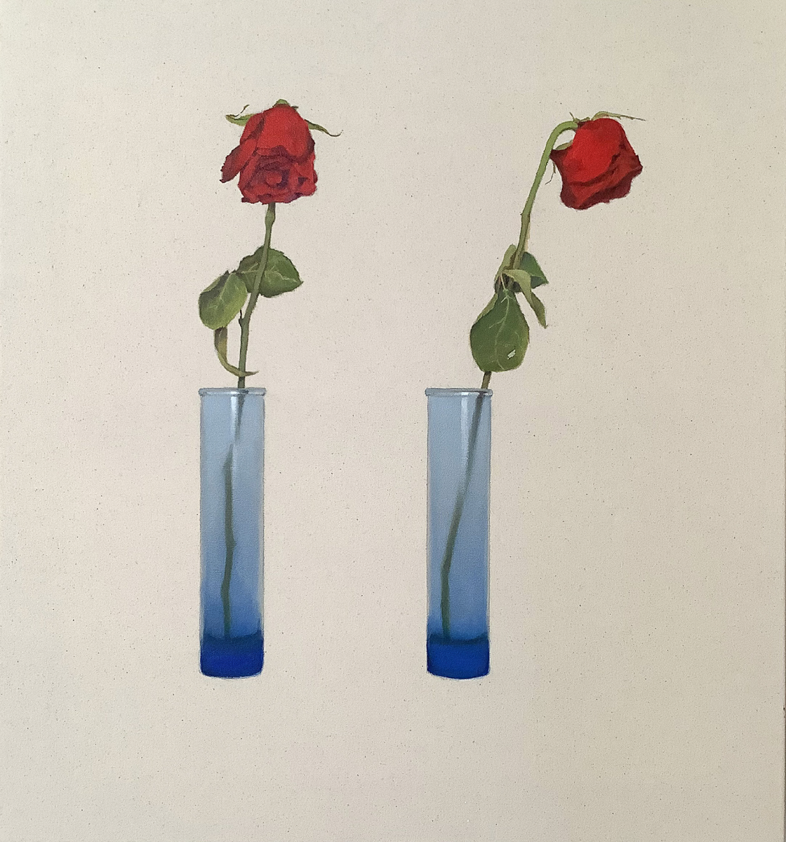 Curtain Call, oil and acrylic on canvas, 30 x 28