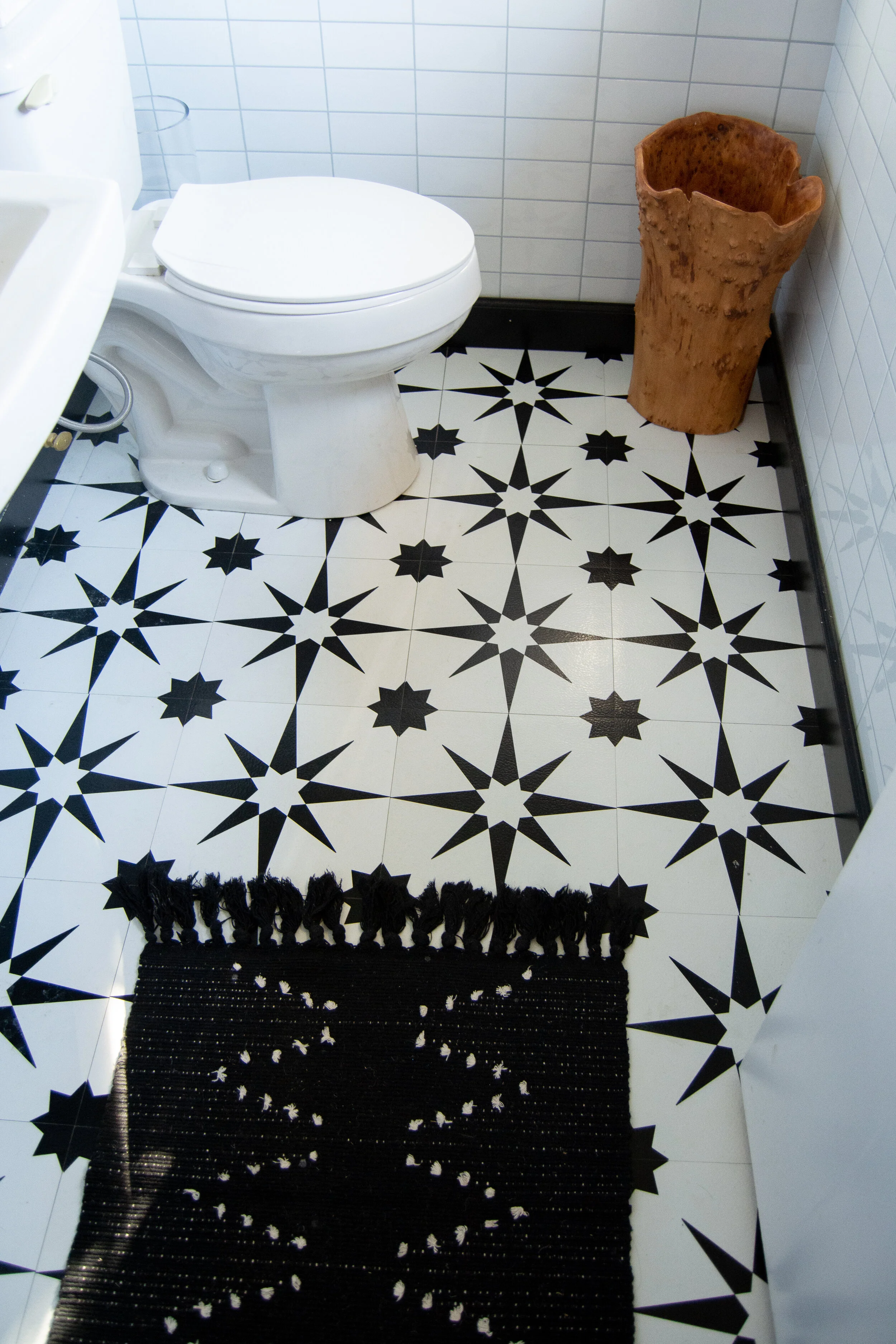 how to install peel and stick tile around toilet how to install peel and stick tile around toilet