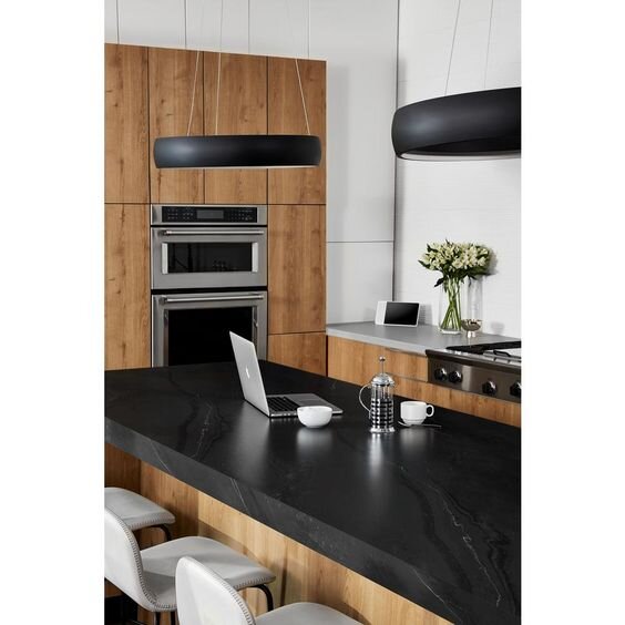 Laminate Countertops Have Totally Made, Black Leather Look Laminate Countertops
