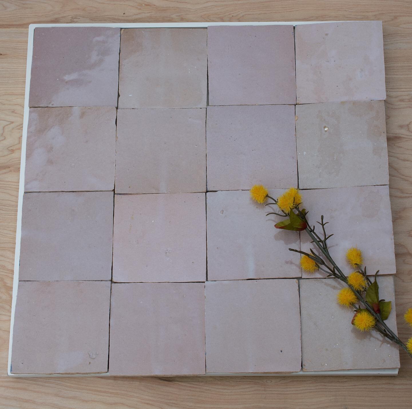 A tile so beautiful, it deserves it&rsquo;s own post. Thanks to @riadtile for gifting me these zellige tiles for my kitchen project. In a world of manufactured perfection, I love how irregular and imperfect these are. Each tile is made with actual ha