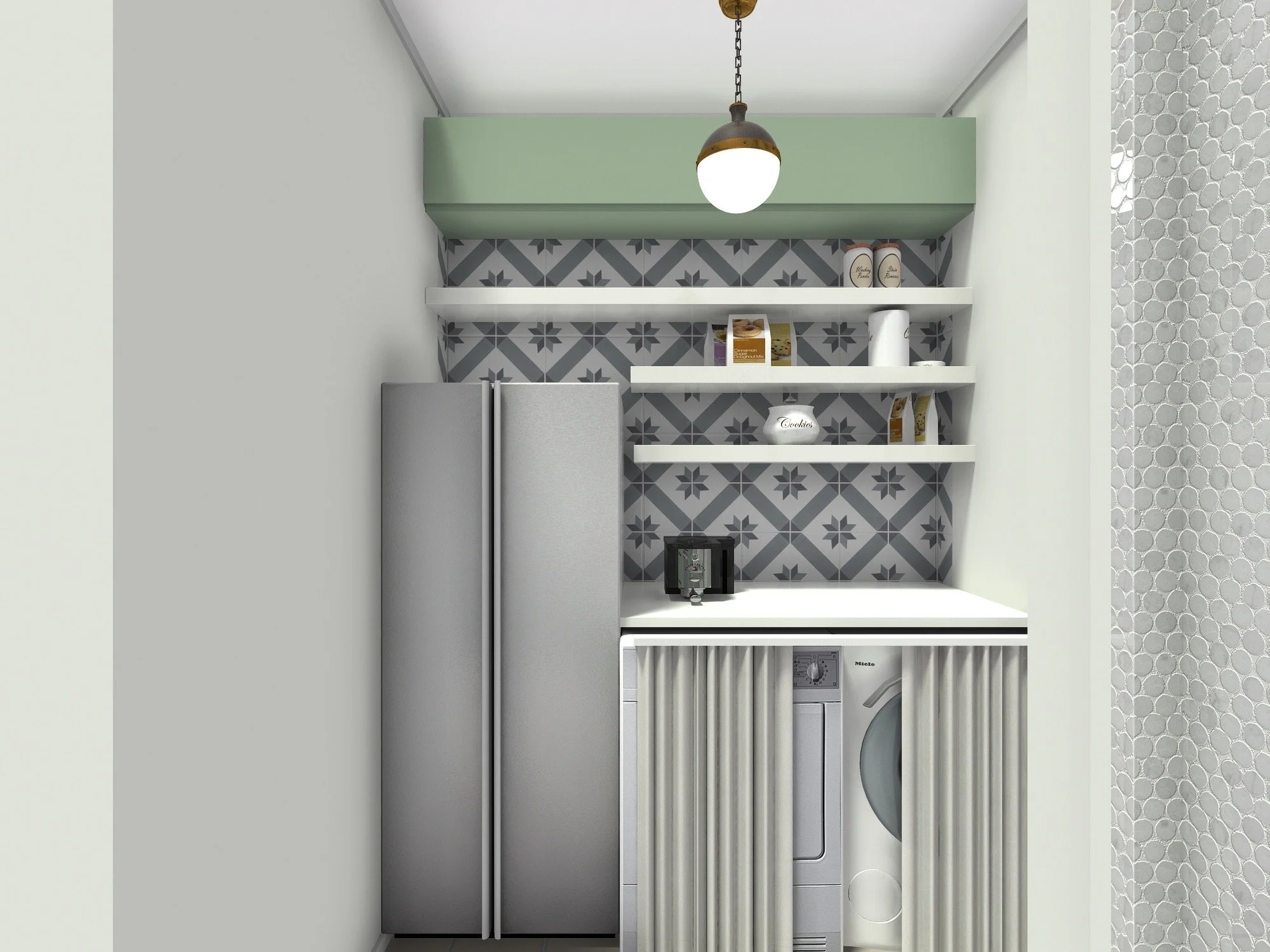 Saving a cramped kitchen with a smart layout