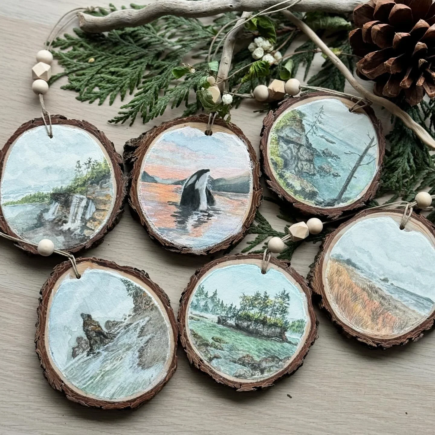 Only a few ornaments/ mini wall art left. They are only available until December 6th. This is the last chance to get my mini wall art for 2024. Have a wonderful day everyone☺️