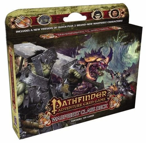 Pathfinder Adventure Card Game Warpriest Class Deck