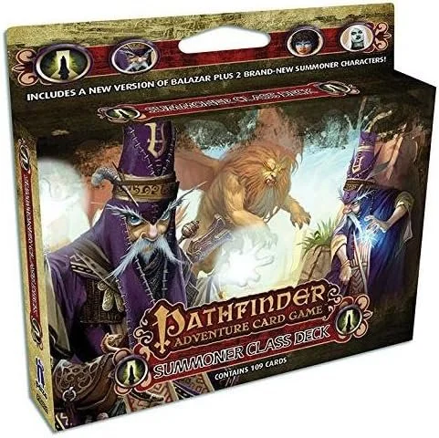 Pathfinder Adventure Card Game Summoner Class Deck