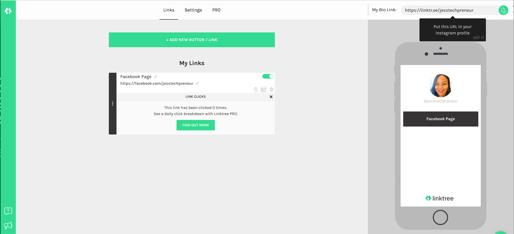 Linktree Analytics