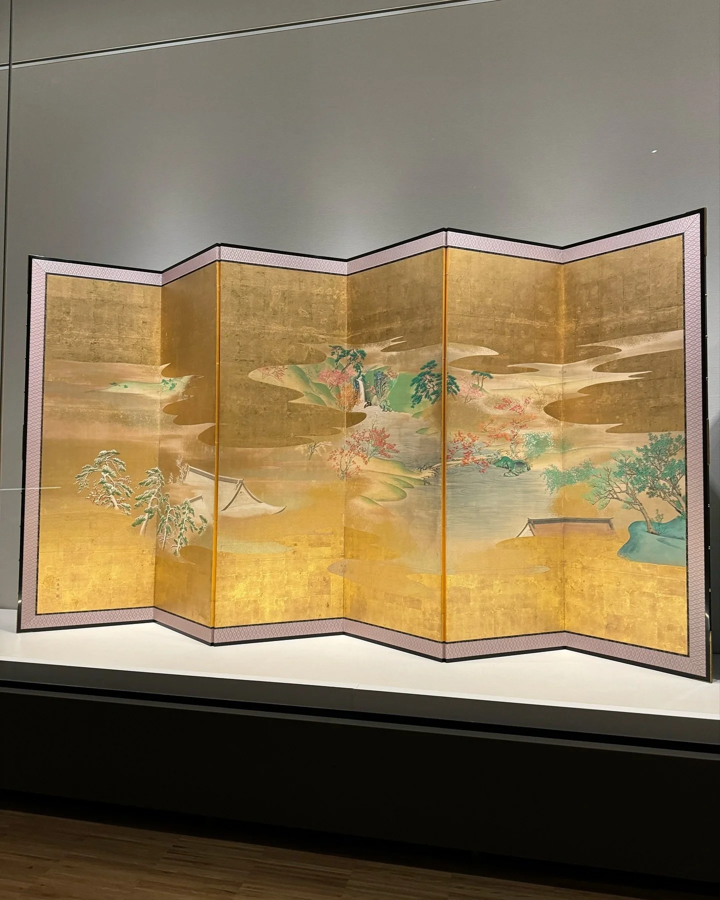 A favorite piece of art I got to see in Japan: Four Seasons of Tale of Genji | By Maruyama Okyo | 18th century Edo period