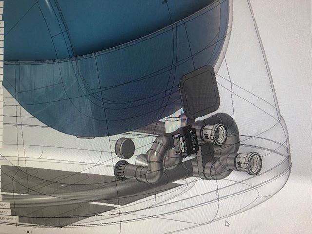 Updated Internal plumbing on the EVO Pod