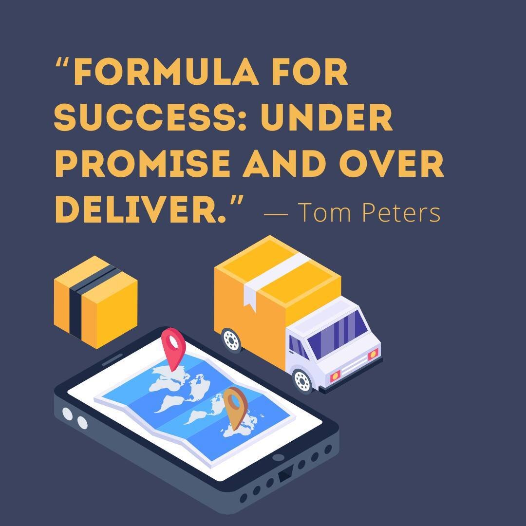 &ldquo;Formula for success: under promise and over deliver.&rdquo; &mdash;Tom Peters

📦 Stop overpaying your carrier invoices. Get Started for FREE. empactparcel.com 

#EmpactParcel #parcel #UPS #FedEx