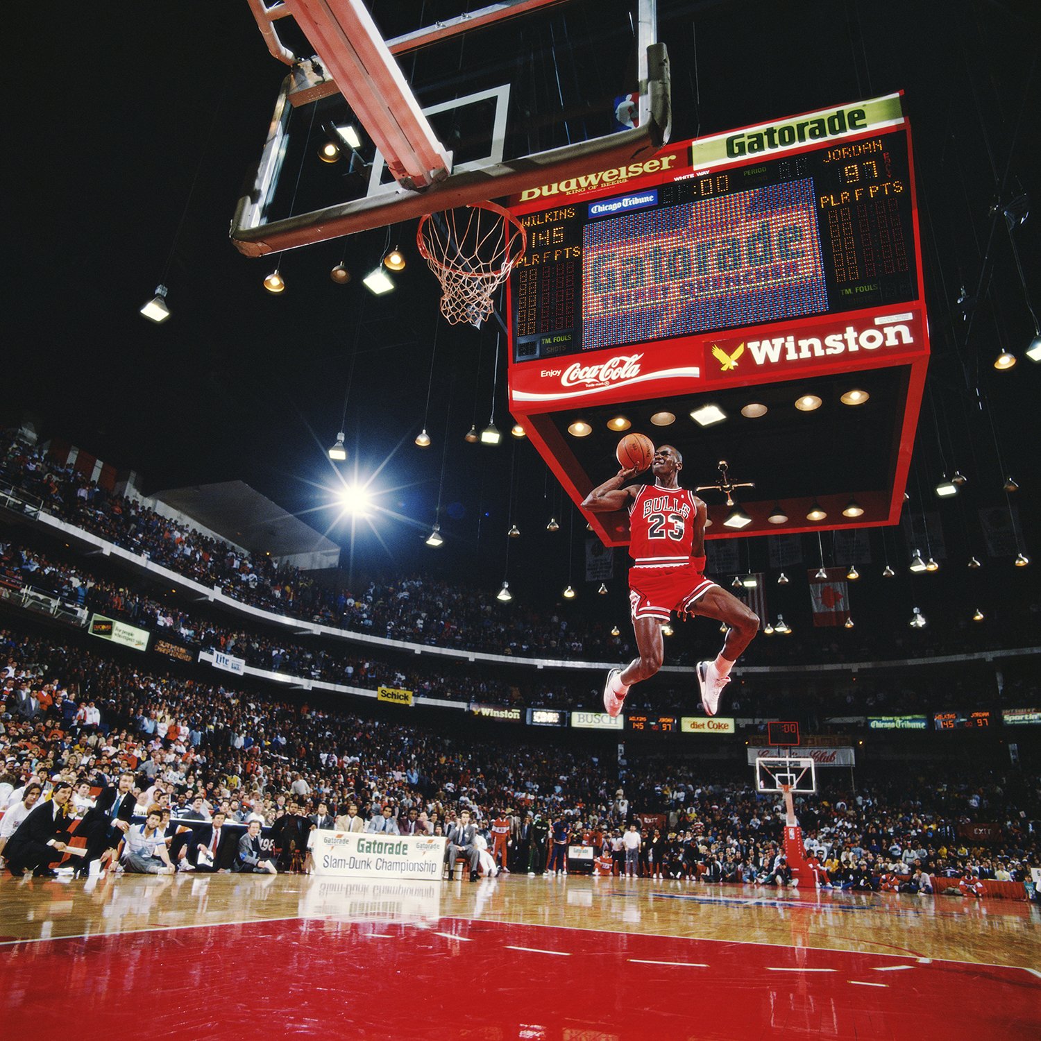 'The Slam Dunk' Michael Jordan, Chicago, IL 1988