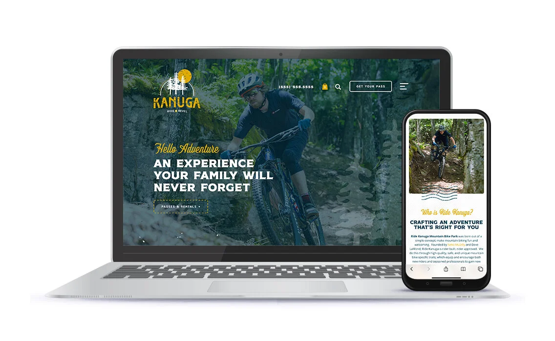 Website Design - Ride Kanuga Bike Park